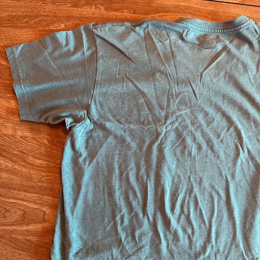 Element V-Neck Light Blue Soft Sustainable Product T-Shirt Size M - Picture 10 of 13